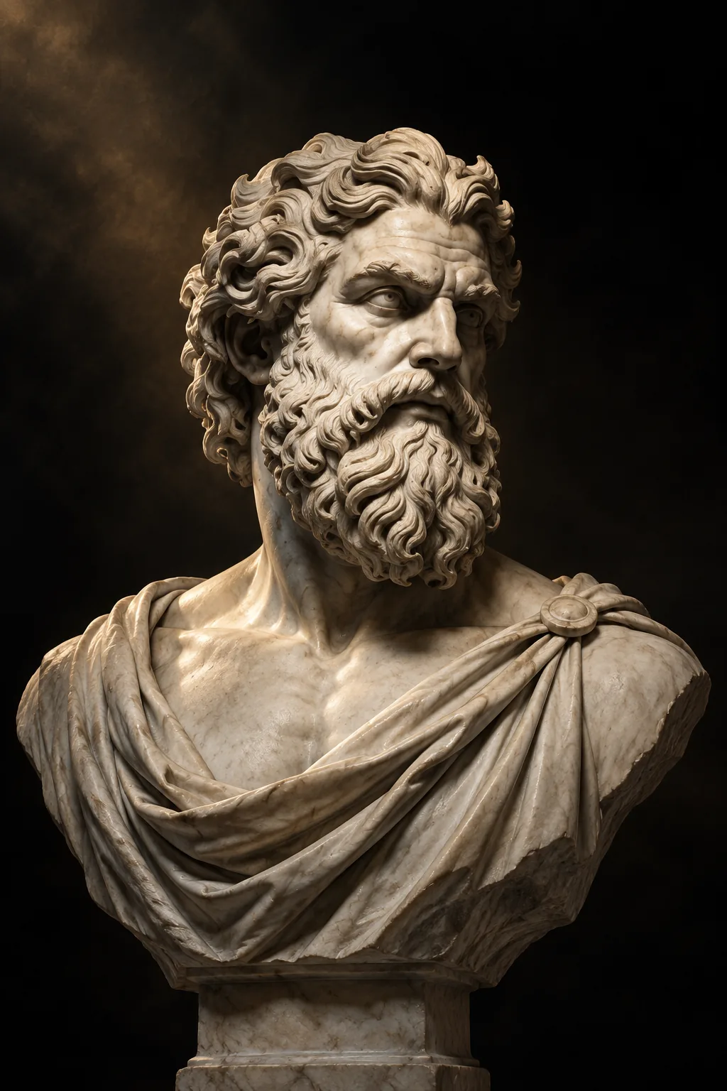Marble portrait of Zeus / Jupiter